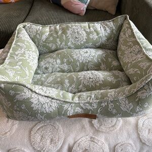 Laura Ashley Sage Floral Cat Bed